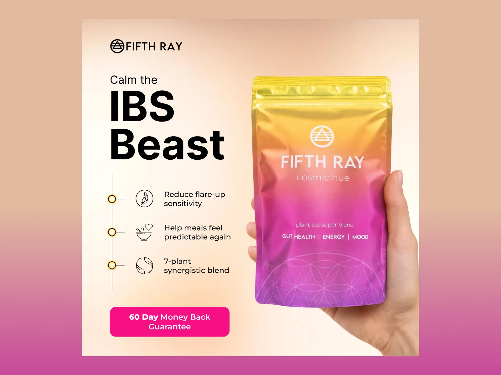 Fifth Ray ad: Calm the IBS beast