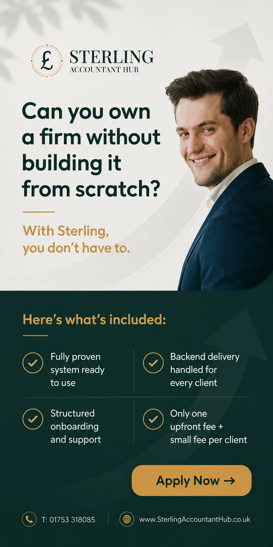 Sterling post: Can you own a firm without building it from scratch?